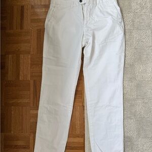 Classic Italian Lightweight White Men's Summer Chinos